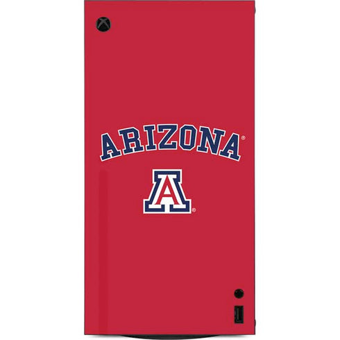University of Arizona Primary Logo Red XBox Series X Digital Edition Console Skin